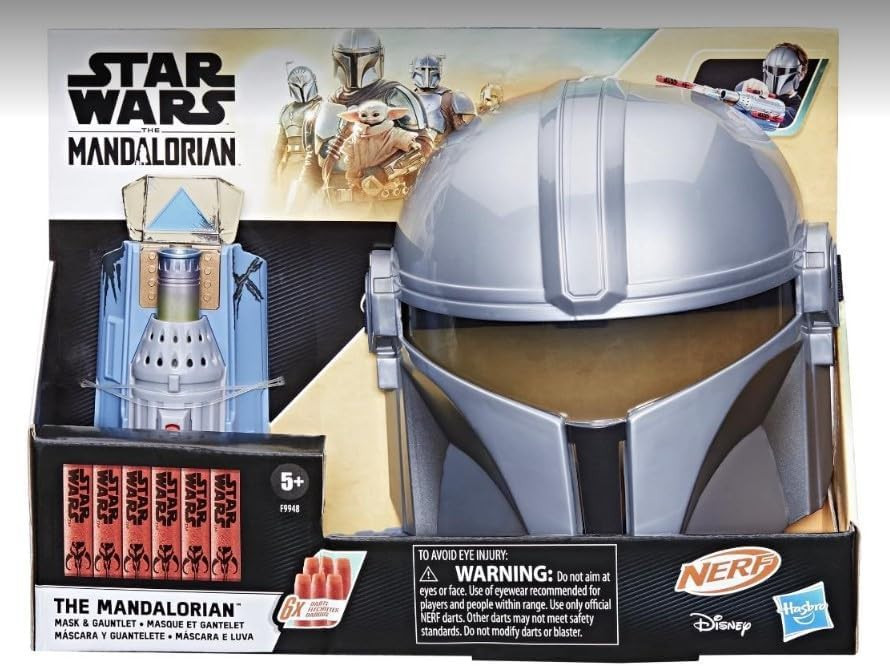 Star Wars The Mandalorian Nerf The Mandalorian Mask Gauntlet