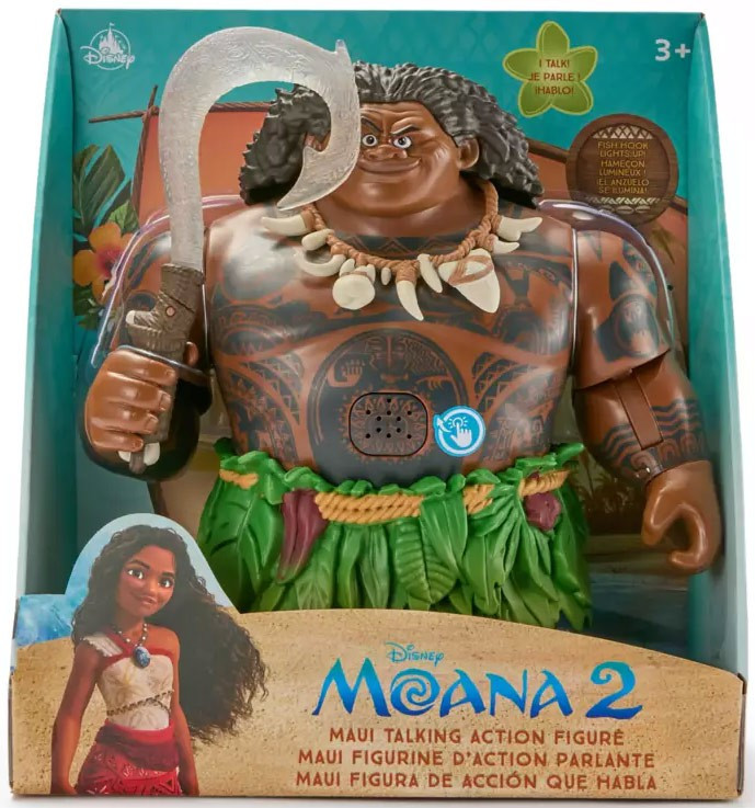 Disney Moana 2 Maui Exclusive 11.5 Talking Action Figure - ToyWiz