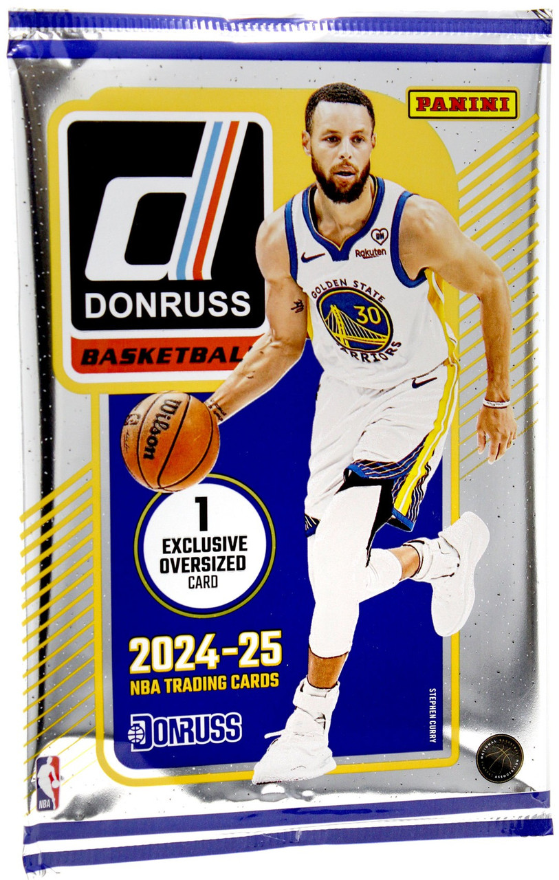 NBA Donruss 2024-25 Basketball Trading Card Pack 1 OVERSIZED Card