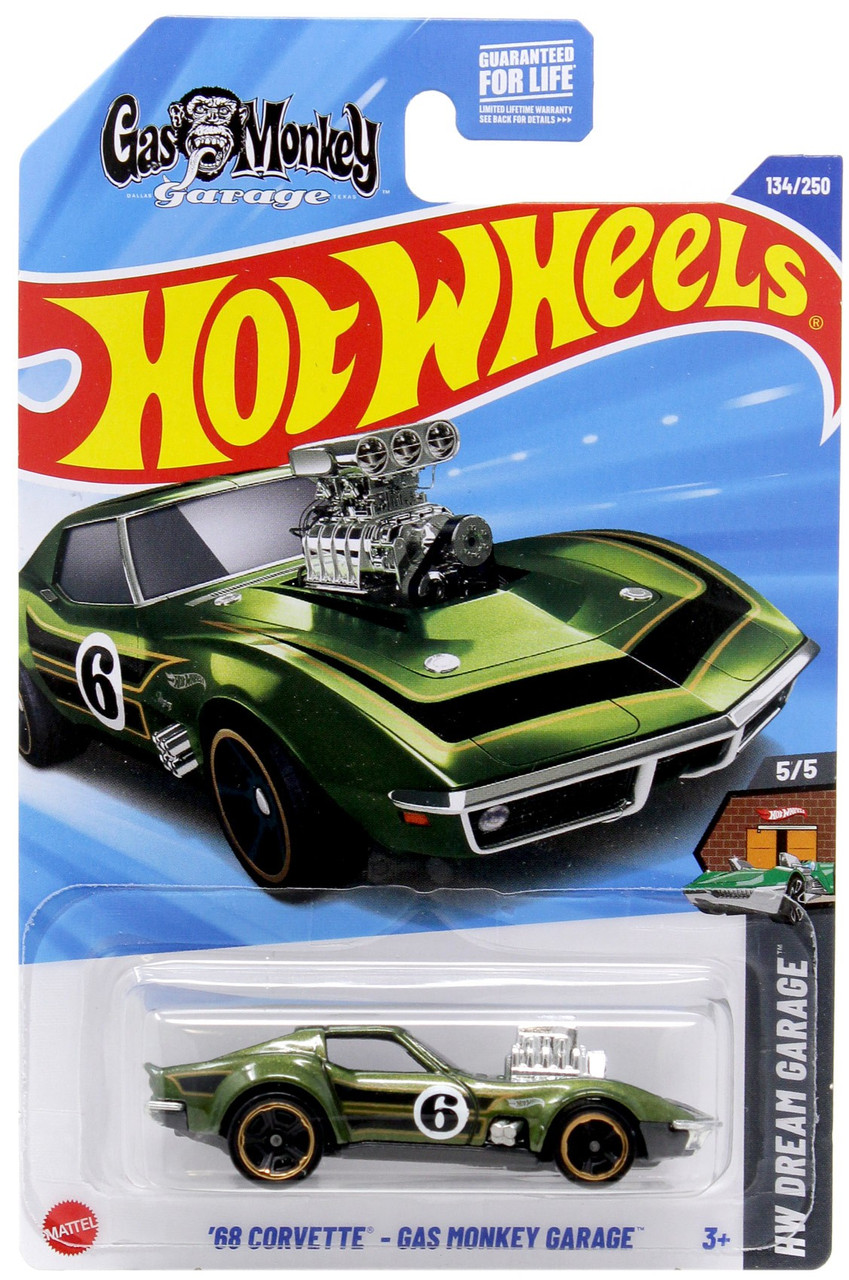 Hot Wheels HW Dream Garage 68 Corvette - Gas Monkey Garage 164