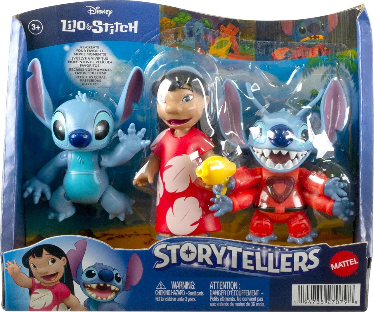 Disney Stitch Storytellers Finding Ohana Pack Action Figure 3-Pack