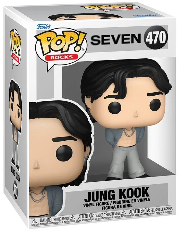 Funko BTS POP Rocks Jung Kook Vinyl Figure 470 Seven - ToyWiz