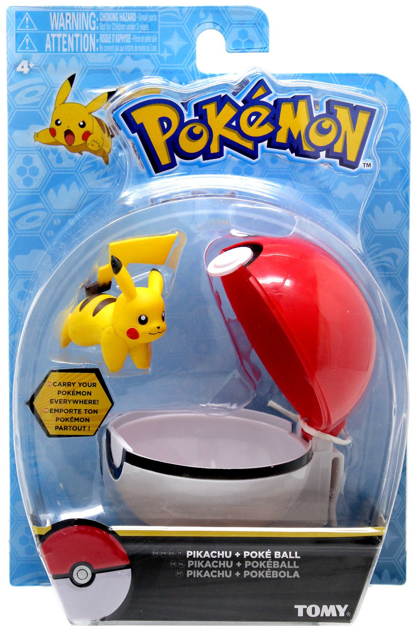 Pokémon Clip 'N' Go Pack Poké Ball and Pikachu Battle Figure | Smyths Toys UK