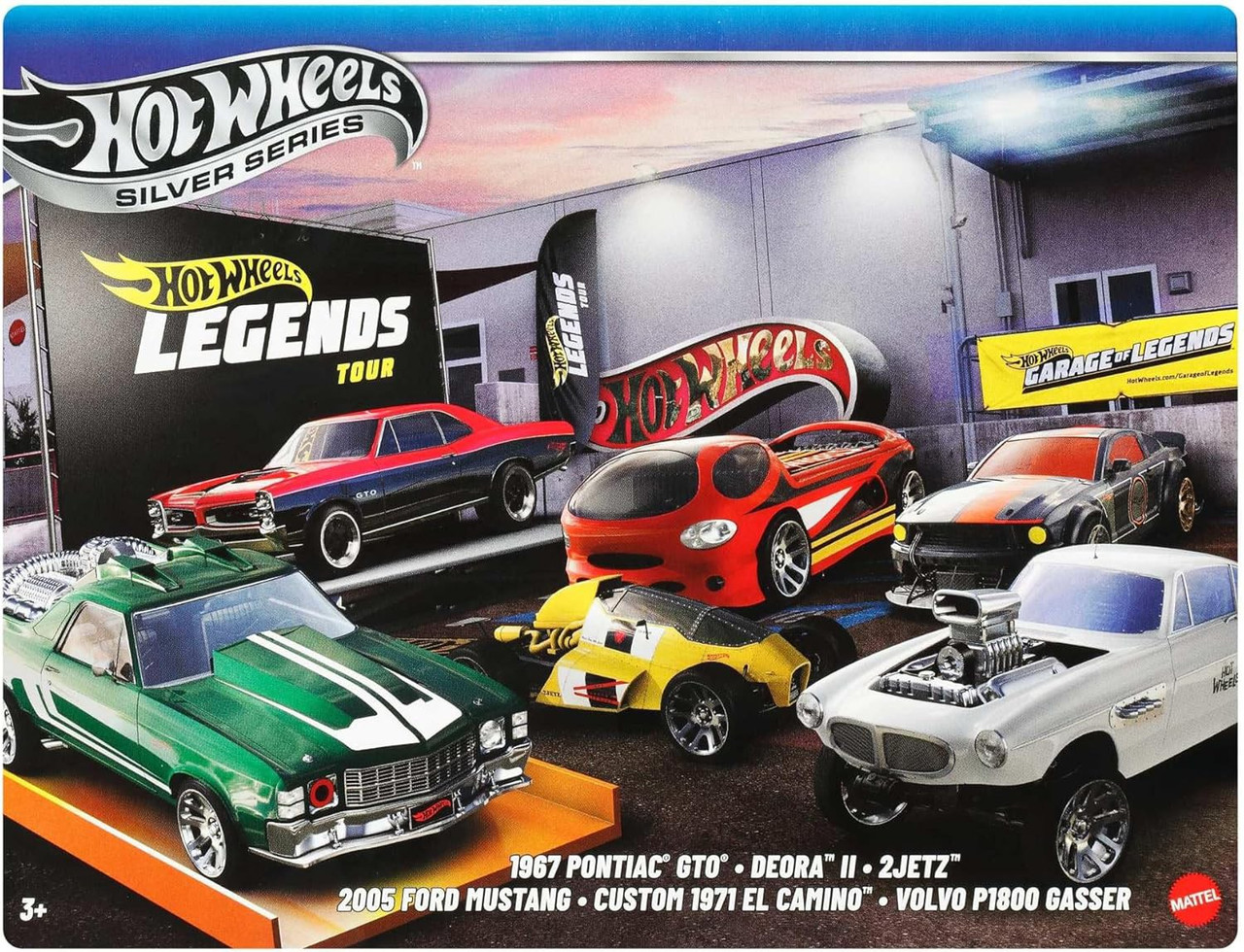 Hot Wheels Silver Series Garage of Legends 164 Diecast Car 6-Pack