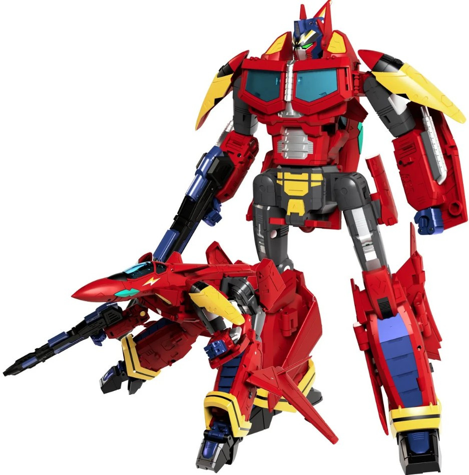 Transformers x Macross7 Synergenex Series Basara Prime Action