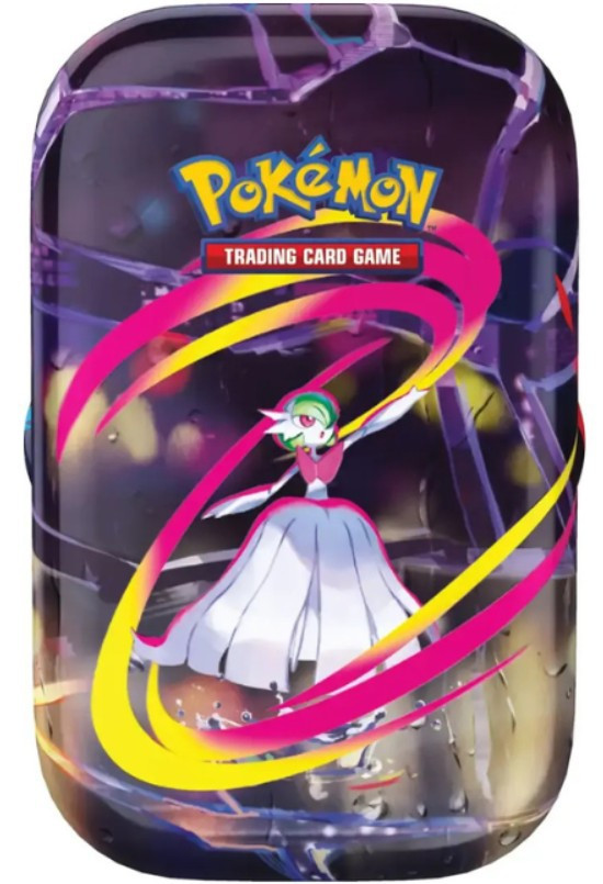 pokemon card tin Scarlet & Violet: 151 Slowpoke Mini Violet—Prismatic Evolutions Lumiose City Pokemon Mini Tin