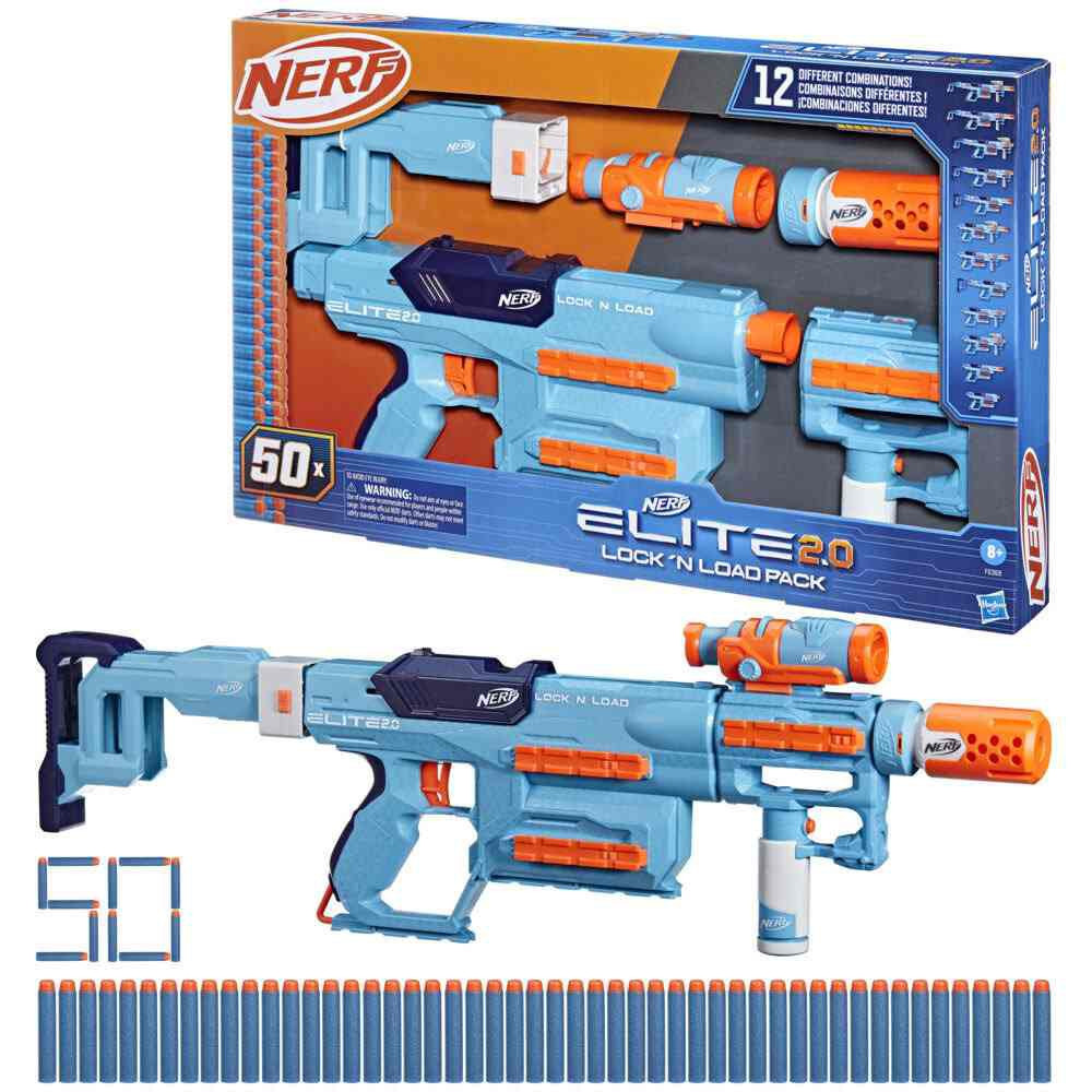 A*退様 Nerf Elite2.0 まとめ売り NERF Elite 2.0 Lock N Load Pack Blaster Damaged Package Hasbro