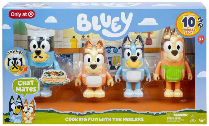 Bluey Chat Mates Cooking Fun with The Heelers Exclusive Talking
