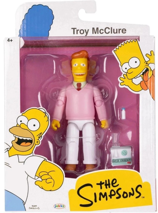 The Simpsons Wave 5 Troy McClure 5 Action Figure Briefcase Jakks