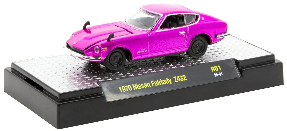 M2 Machines Pink Chrome Series 1970 Nissan Fairlady Z432 164