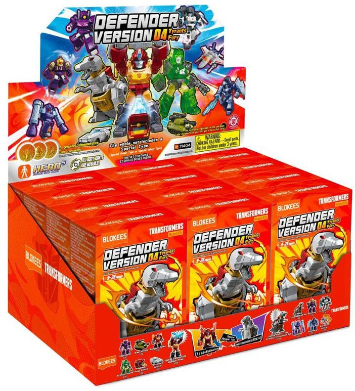 Transformers Defender Version Wave 4 Tyrants Fury Mystery Box DV04