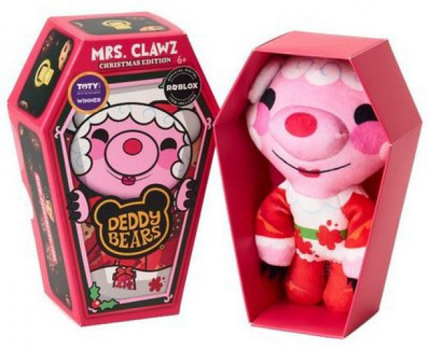 Deddy Bears Coffin 2025 Christmas Edition Mrs. Clawz 5 Plush with