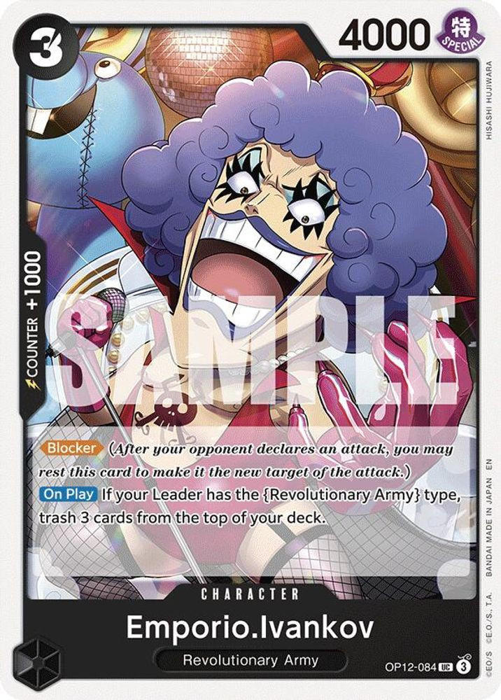 one piece card game ivankov OP16-026] Emporio SR/PParallel Placeholder Image Provided One Piece Legacy of the