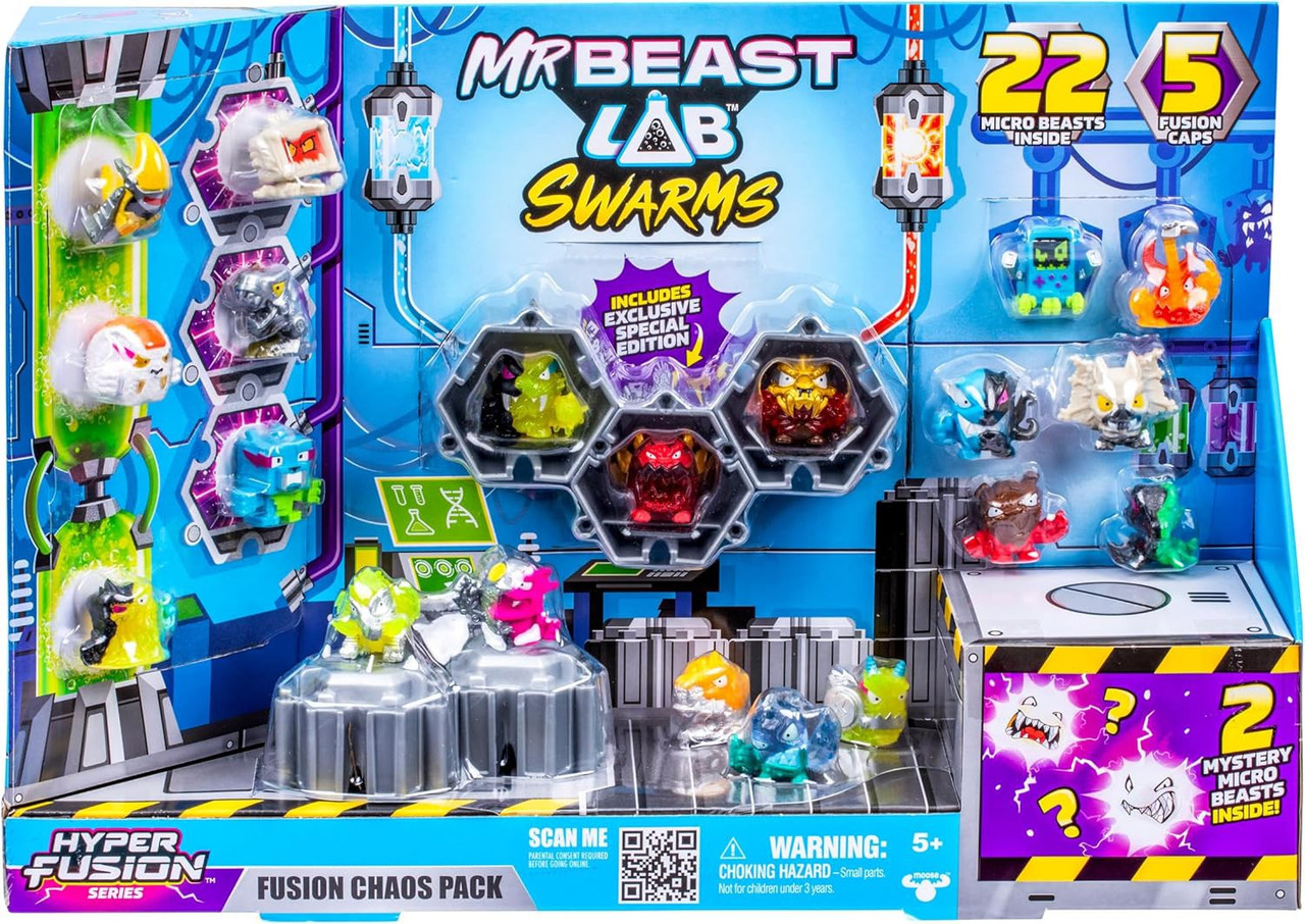 MrBeast Lab Swarms Hyper Fusion Series Fusion Chaos Pack Exclusive