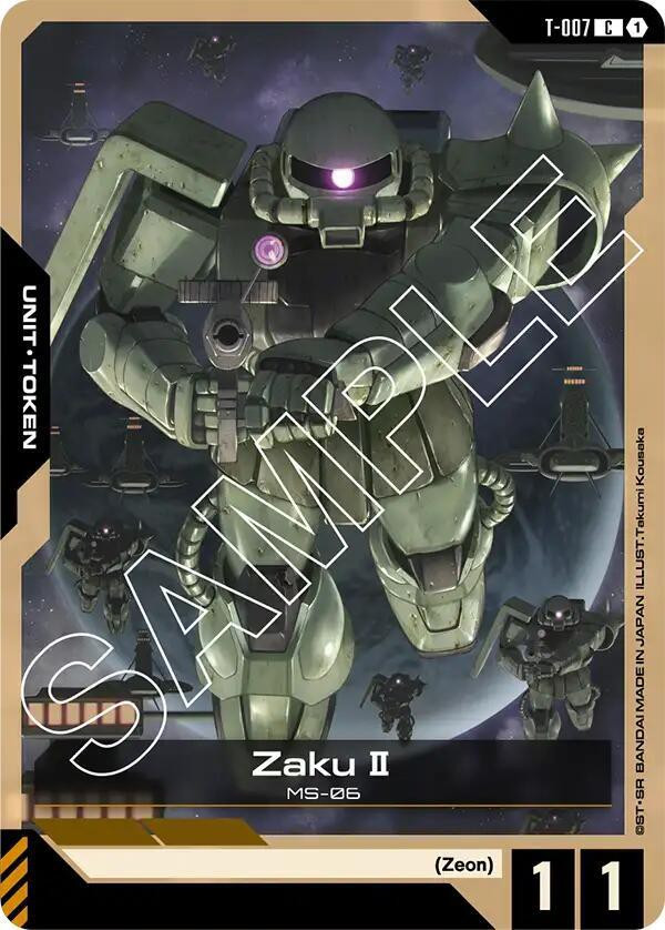 Gundam Trading Card Game Newtype Rising Single Card Common Zaku II