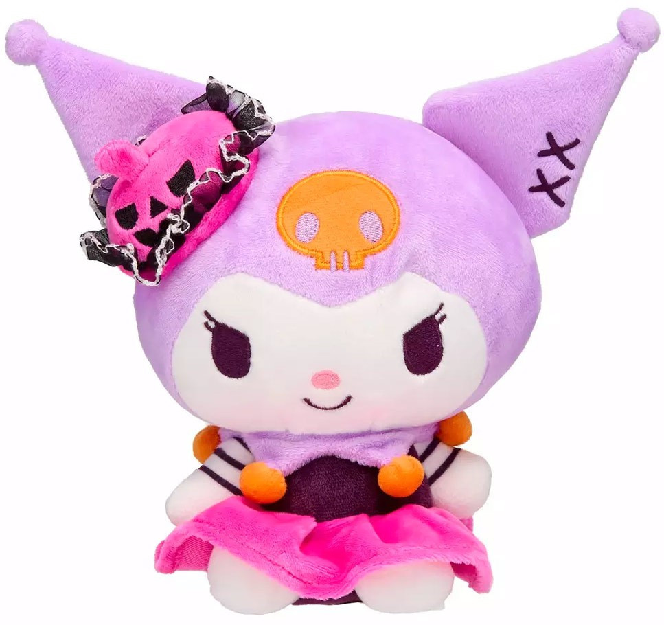 Sanrio Hello Kitty Friends Halloween Kuromi 8 Plush Pumpkin Dress