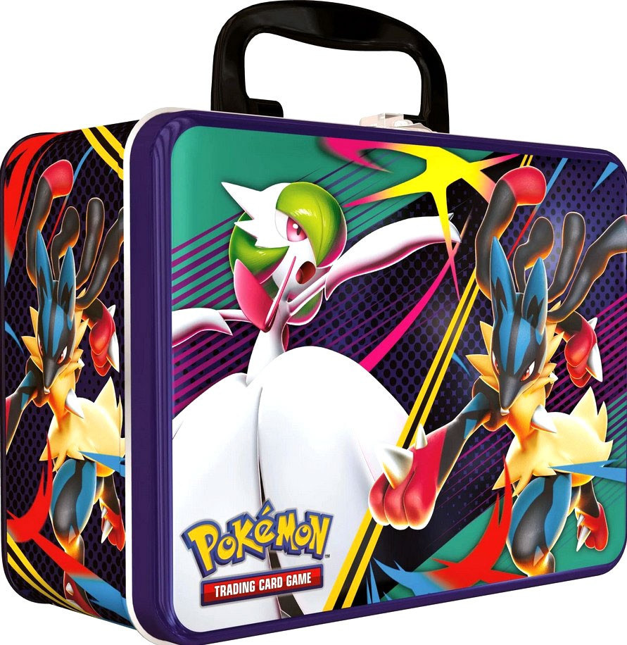 pokemon trading card game spring collectors chest tin 2020 Collector's Common Lands Inside youll find pencils and a notepad for taking notes about your latest battles Pokemon 2025 FALL Mega Gardevoir