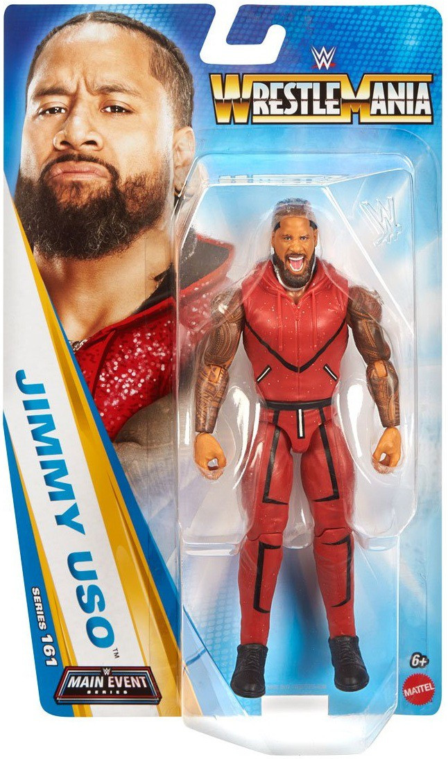 WWE Wrestling Main Event Series 161 Jimmy Uso 6 Action Figure