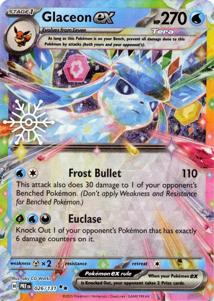 Pokemon Trading Card Game Prismatic Evolutions Single Card Double
