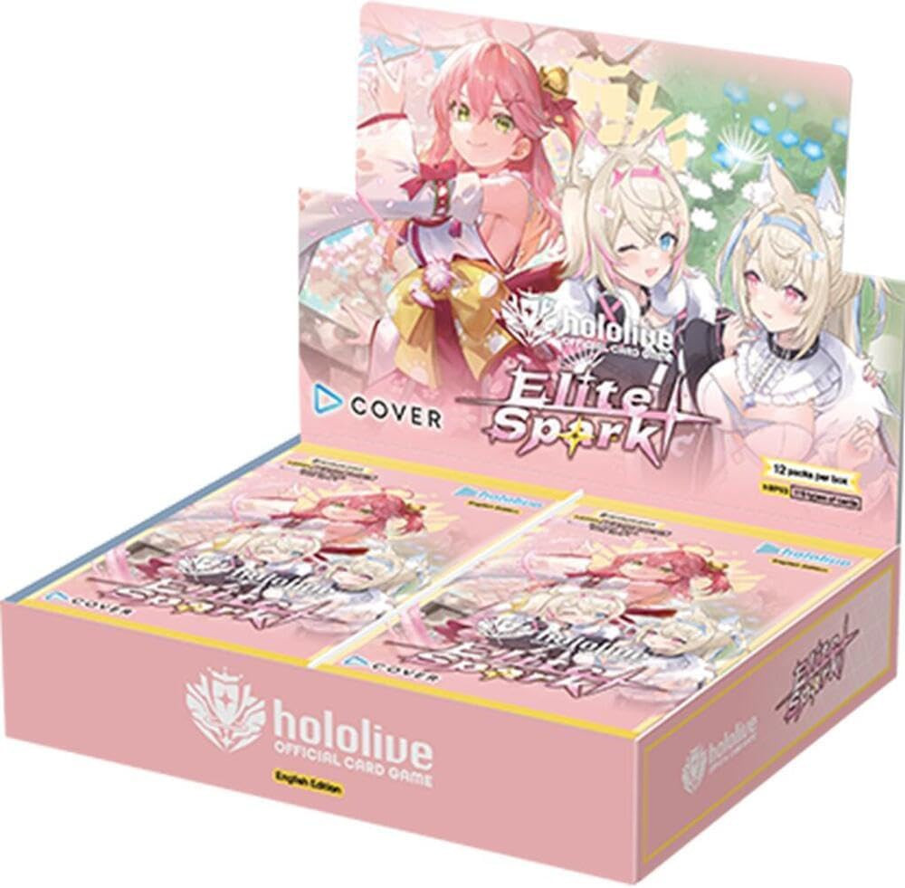 Hololive Trading Card Game Elite Spark Booster Box hOCG-hBP03e 12