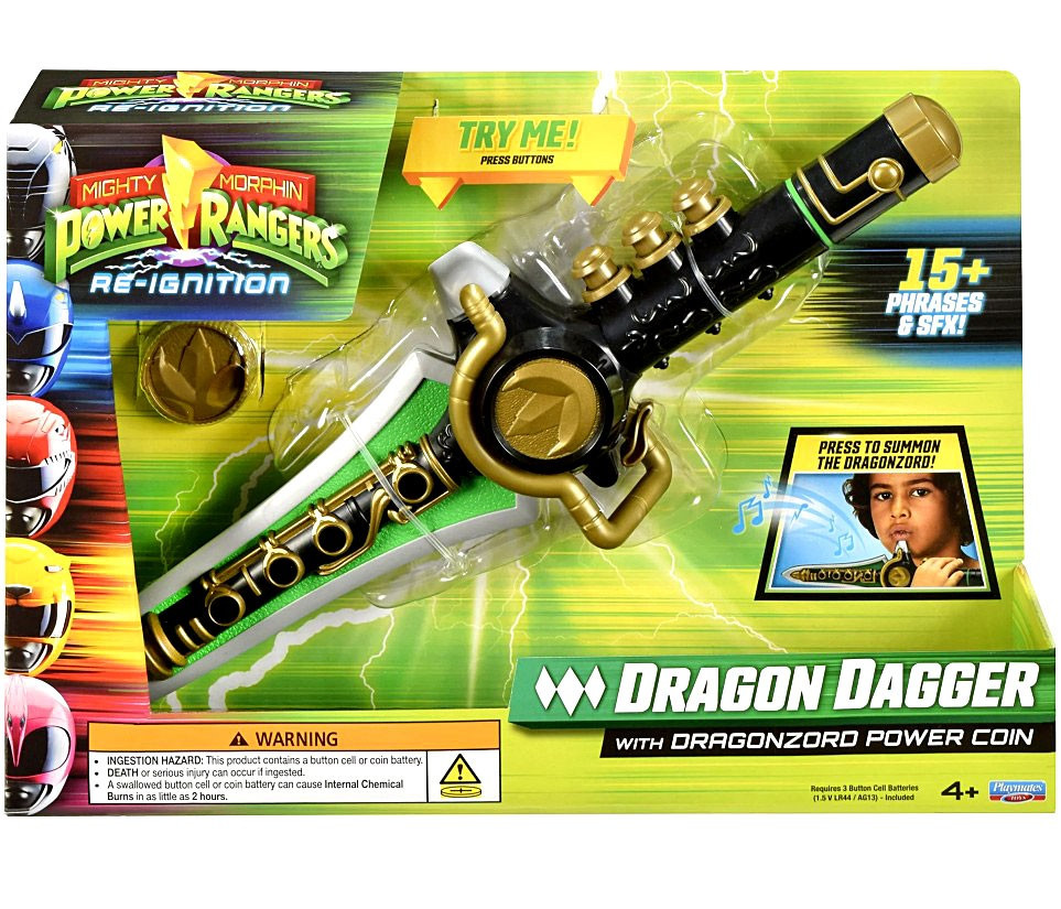 Power Rangers Mighty Morphin Re-Ignition Dragon Dagger Roleplay