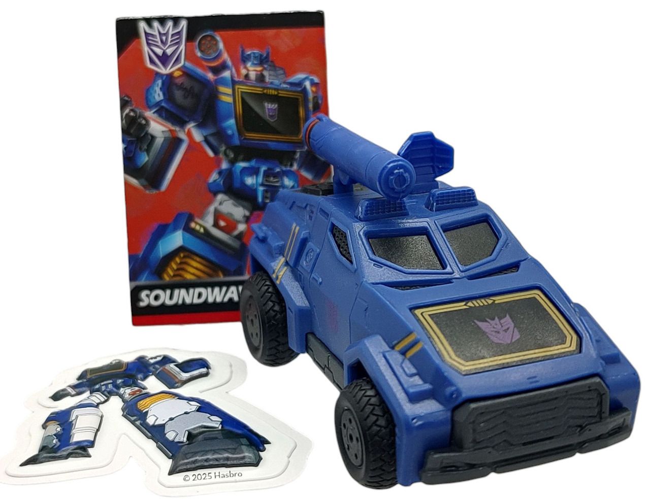 5 Surprise Transformers Series 1 Soundwave Minifigure Vehicle