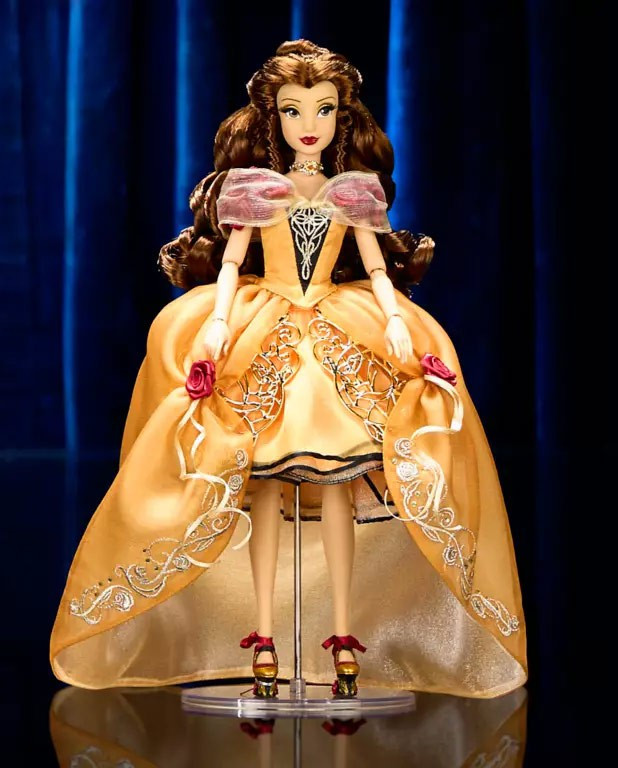 disney's belle gold dress Limited Edition Doll Beauty and the Beast Disney Designer Collection Dance Series 12'' it allows your child