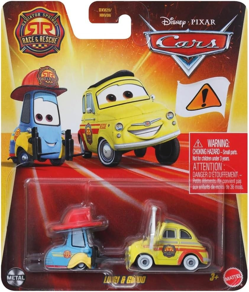 カーズ マテル LUIGI & GUIDO ミニカー RACE & RESCUE 194735283576__51165.1760449352