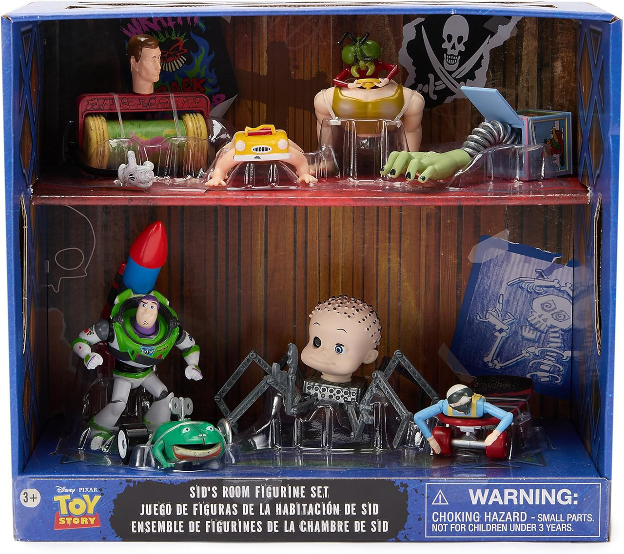 Disney Pixar Toy Story Sids Room Exclusive 8-Piece PVC Mega