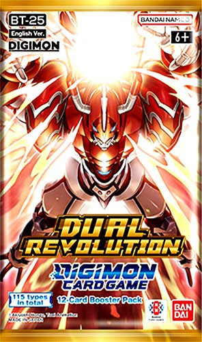 Digimon Card Game Dual Revolution Booster Pack BT-25 ENGLISH, 12