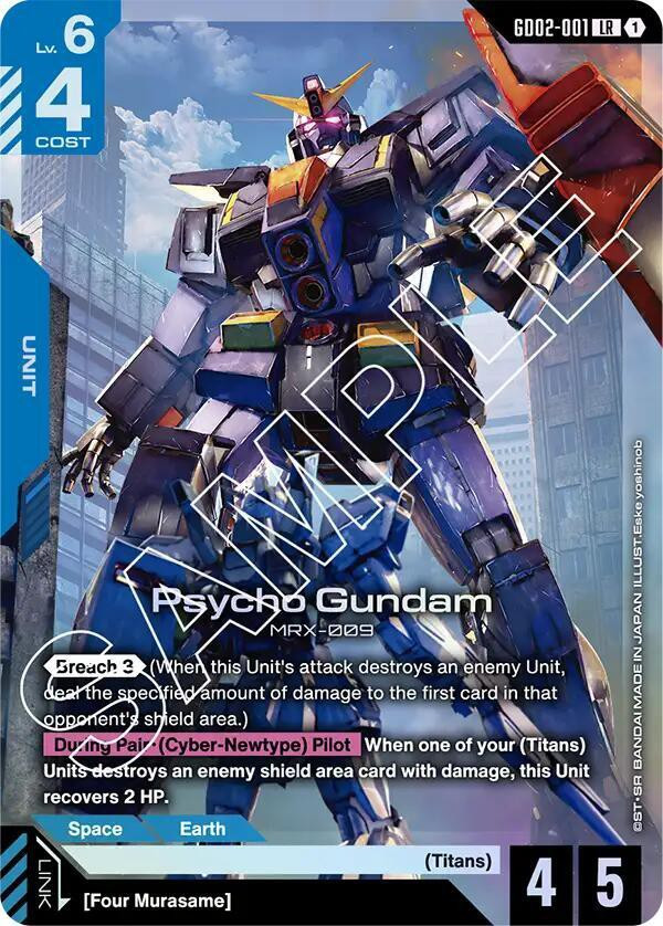 Gundam Trading Card Game Dual Impact Single Card Legend Rare