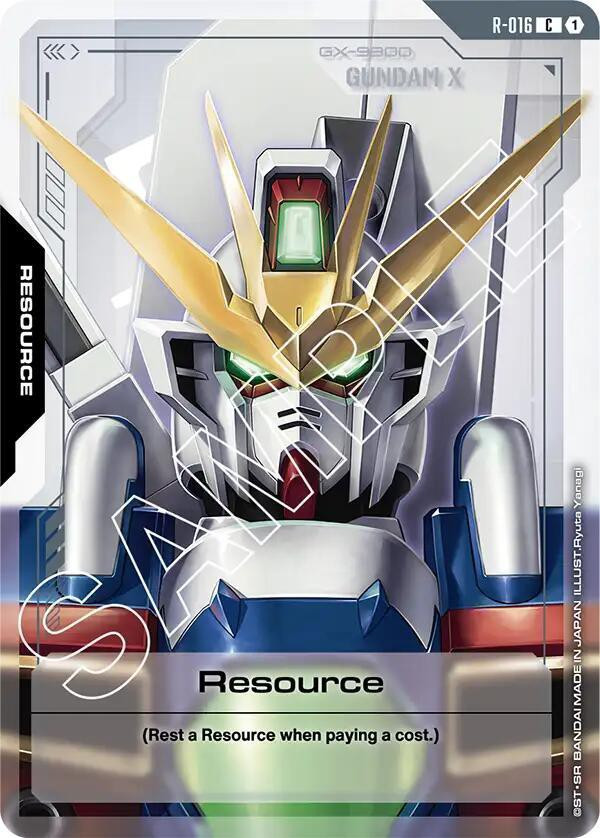 Gundam Trading Card Game Dual Impact Single Card Common Resource R
