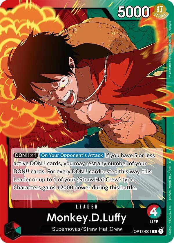One Piece Trading Card Game Carrying On His Will Single Card