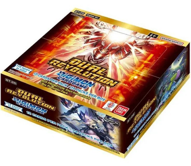 Digimon Card Game Dual Revolution Booster Box BT-25 ENGLISH, 24
