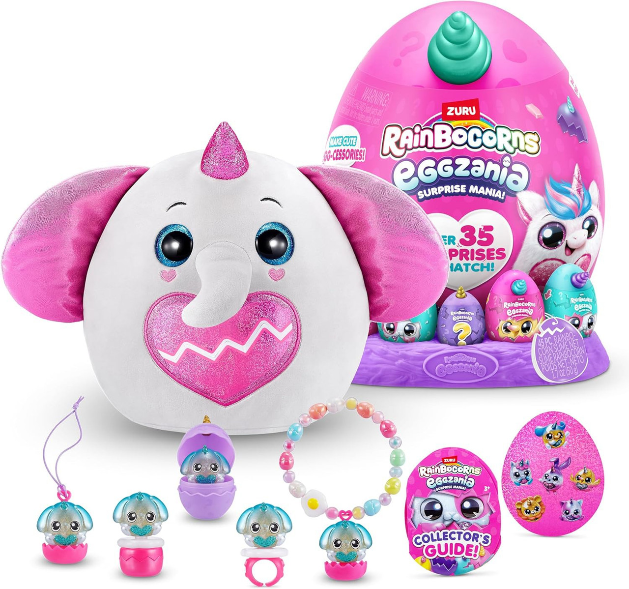 Rainbocorns Eggzania SURPRISE Mania Elephant Mystery Egg Plush