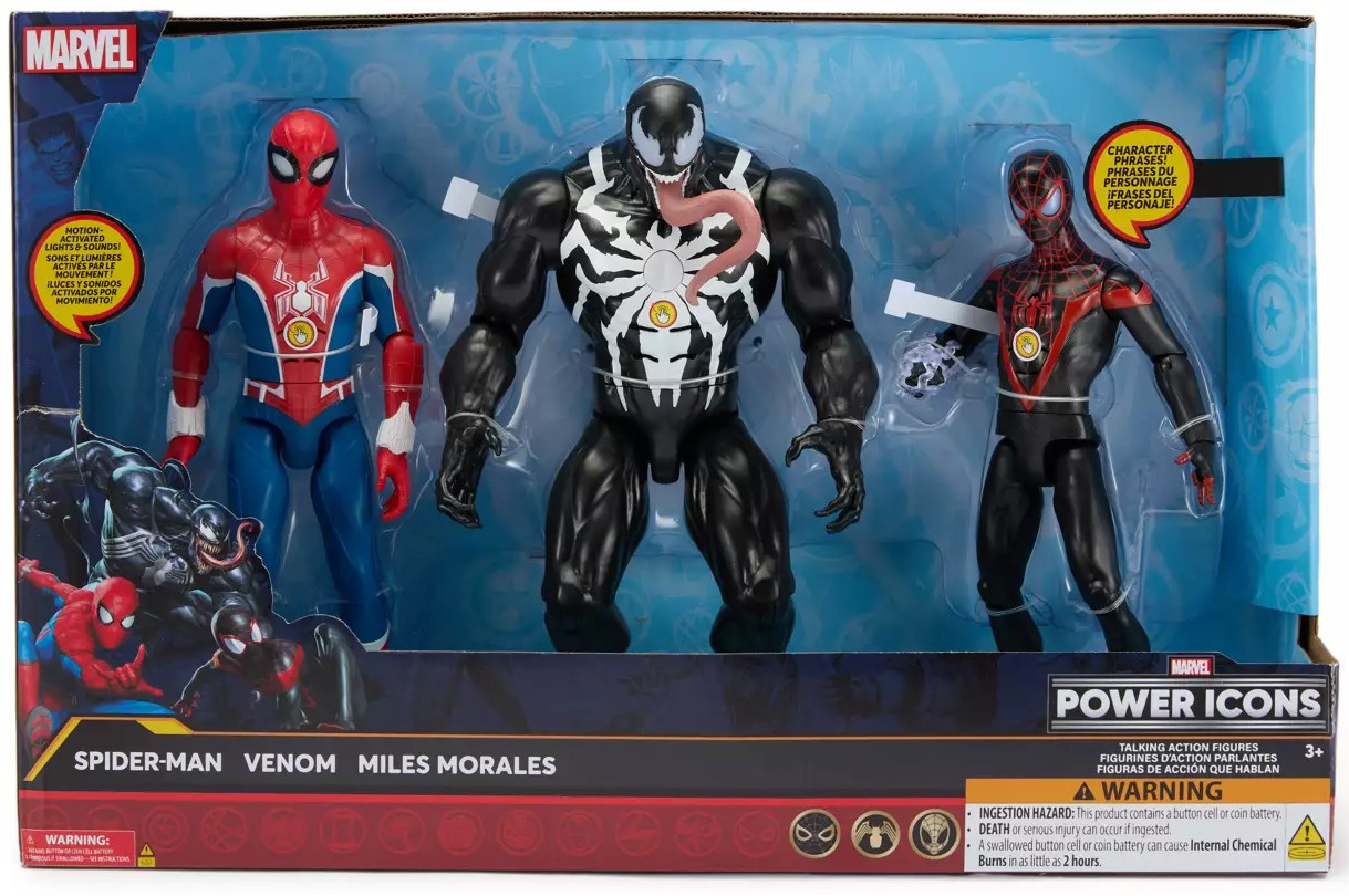 Disney Marvel Power Icons Spider-Man, Venom Miles Morales