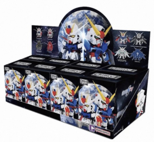 Gundam BNESH QMSV Mini Strike Destiny 4 Mystery Box 8 Packs Bandai