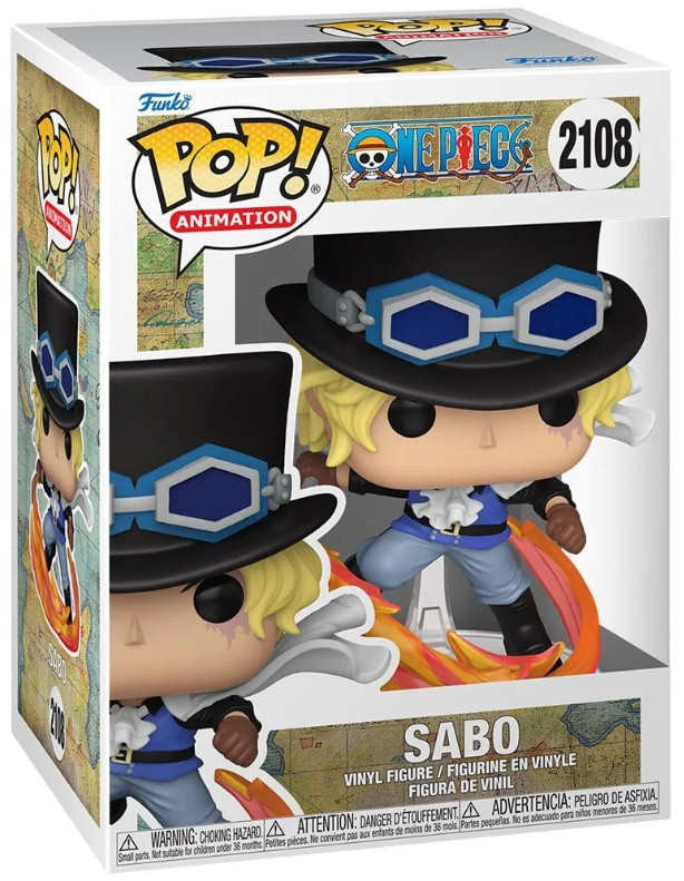 Funko One Piece POP Animation Sabo 3.75 Vinyl Figure 2108 - ToyWiz