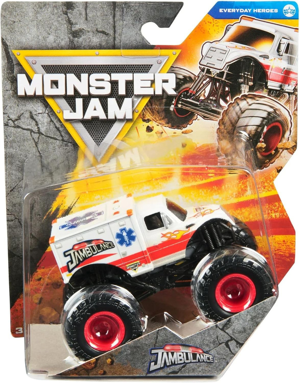 Monster Jam Everyday Heroes Series 43 Jambulance 164 Diecast Car