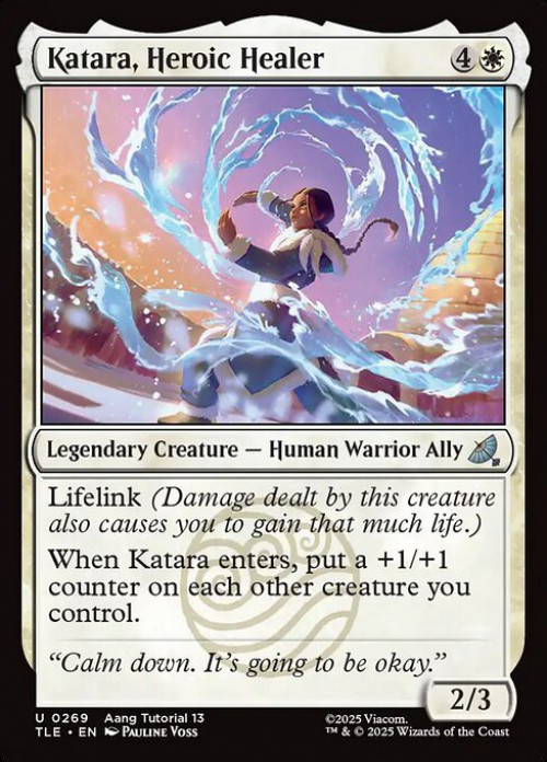 katara mtg card Katara, the Fearless (While paying a waterbend cost Katara, the Fearless MTG -