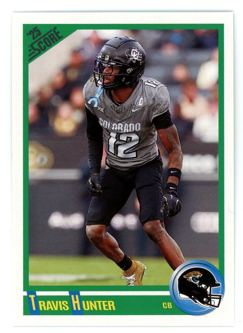NFL 2025 Panini Score Football Single Card Anniversary Travis