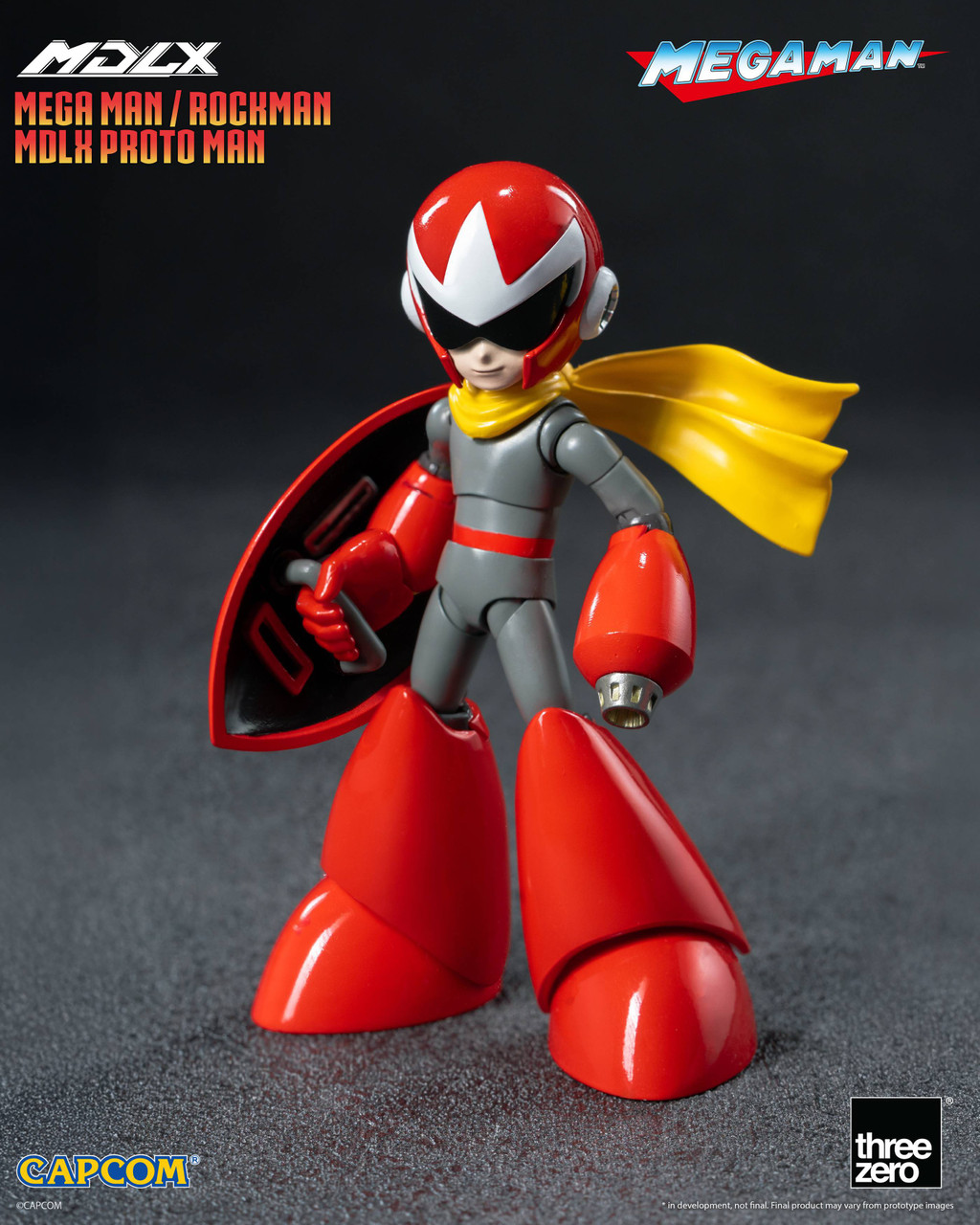 Mega Man MDLX Proto Man 4.7 Articulated Figure ThreeZero - ToyWiz