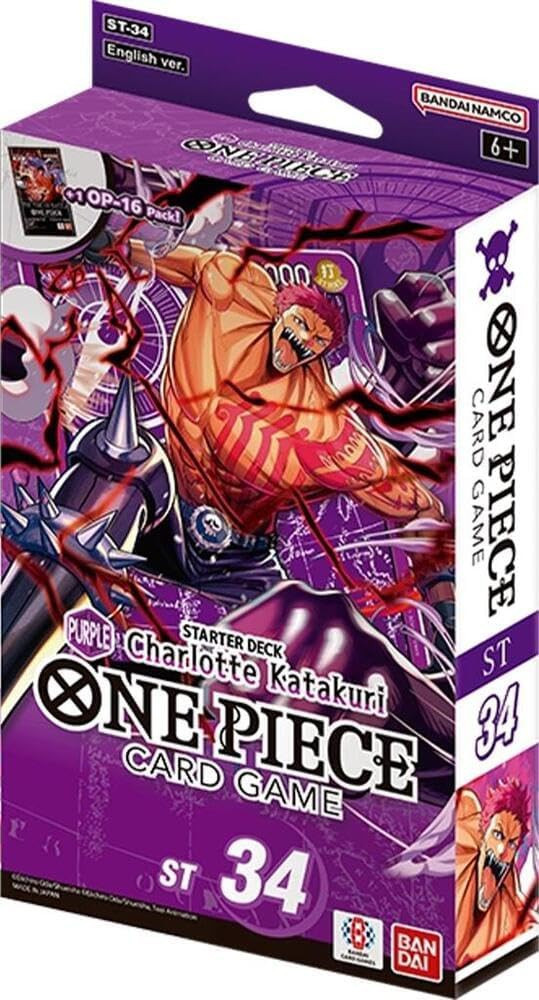 One Piece Trading Card Game Charlotte Katakuri Starter Deck ST-34