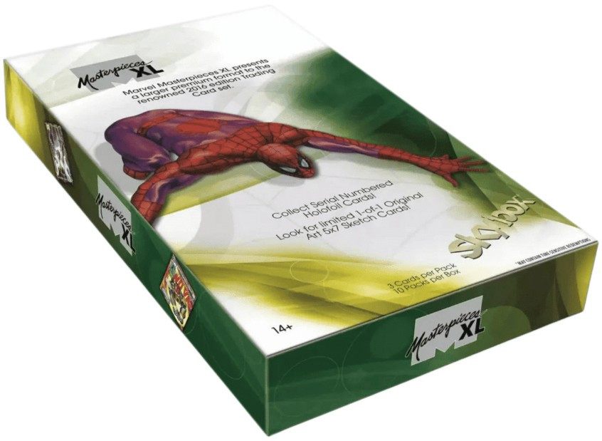 洋楽 Masterpiece Collectors Box vol. 1-10 Marvel Masterpieces XL Trading Card HOBBY Box featuring Joe Jusko