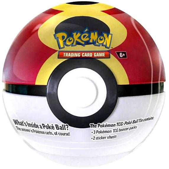 pokemon ball with booster packs TCG: Poke Tin - Best of 2024 The Pokmon TCG Pokemon TCG: Poke Ball Tin