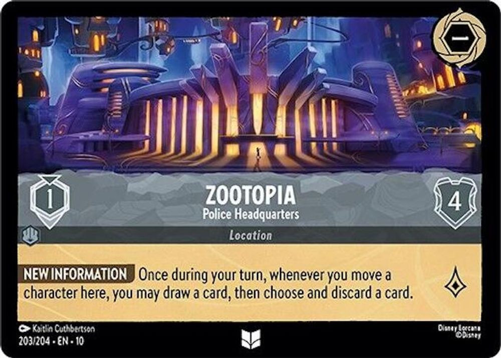 zootopia 2 lorcana card 2025 Disney EN P3 #27 Putting It All Together PSA 9 002-152 Judy Hopps - Optimistic
