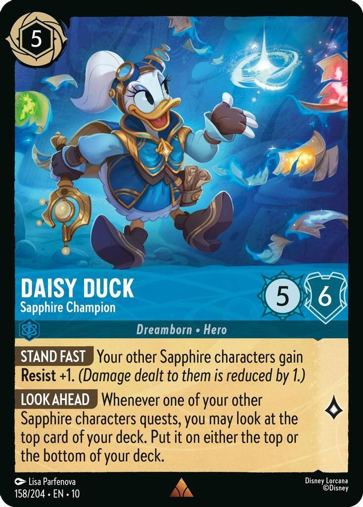 Disney Lorcana デイジーダック foil 4枚 Disney Lorcana Daisy Duck