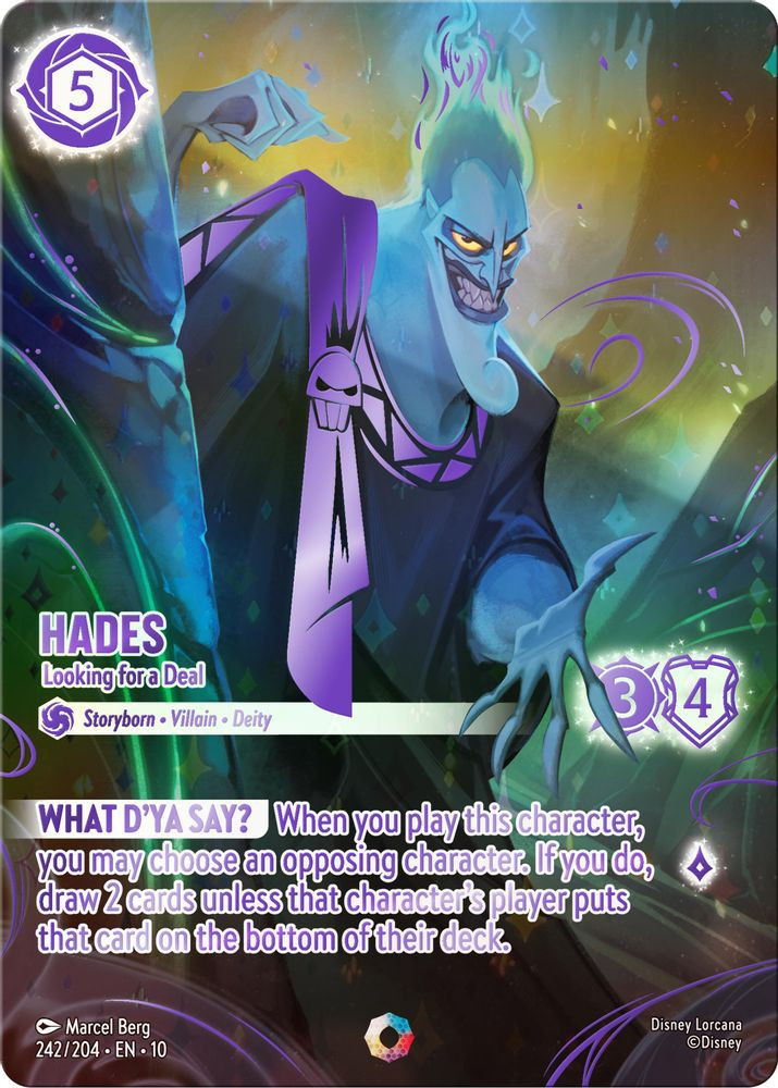 Disney Lorcana Trading Card Game Whispers in the Well Single Card
