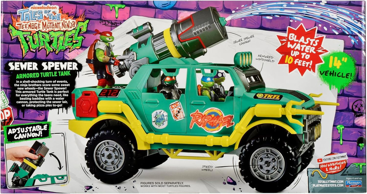 Teenage Mutant Ninja Turtles Tales of the TMNT Sewer Spewer Action