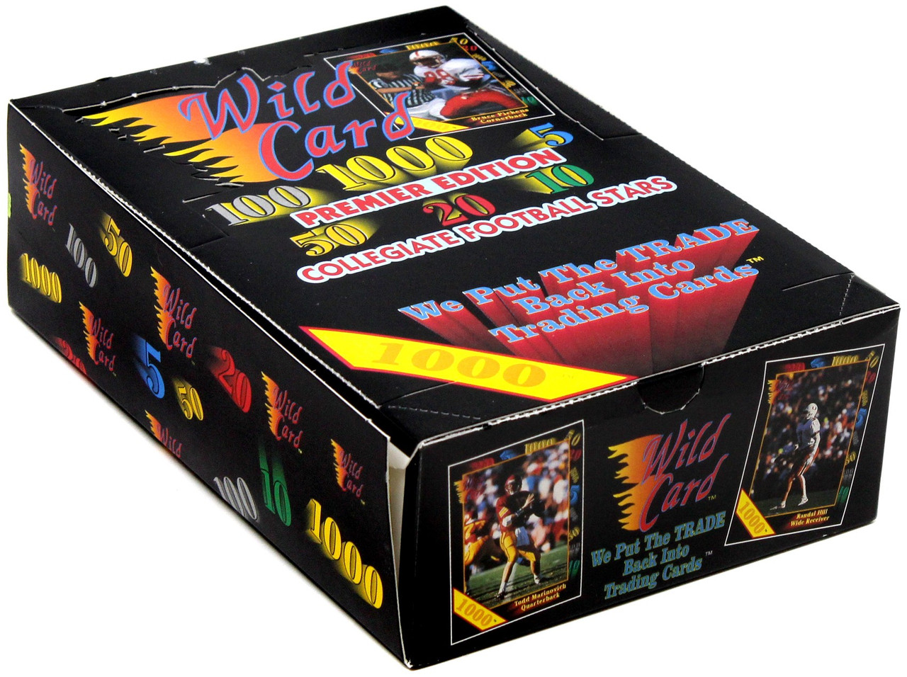 NFL Wild Card 1991 Collegiate Football Trading Card HOBBY Box 36